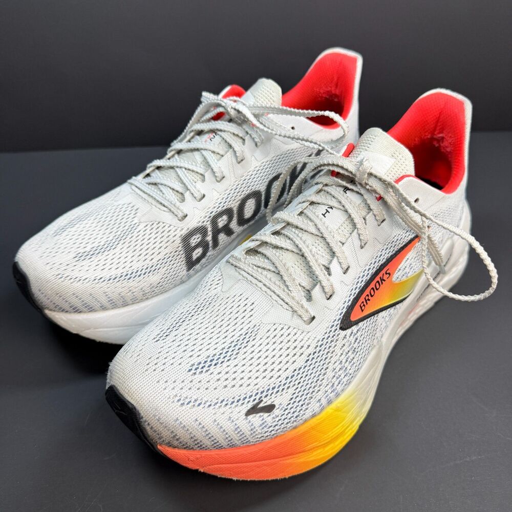 Brooks Hyperion Max 2 Shoes Womens 9 Illusion Coral Black Track Running *READ* - Picture 2 of 16